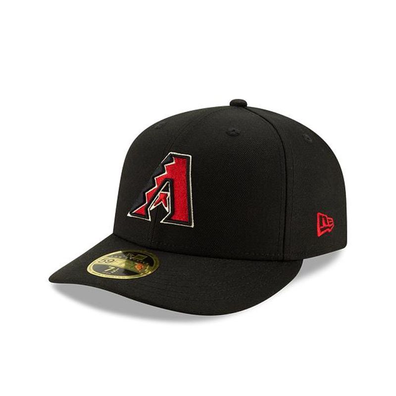 MLB Arizona Diamondbacks Authentic Collection Low Profile 59Fifty Fitted (MUH5097) - Black New Era Caps